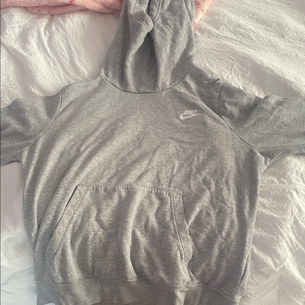 Nike Women's Heather Gray Pullover Hoodie